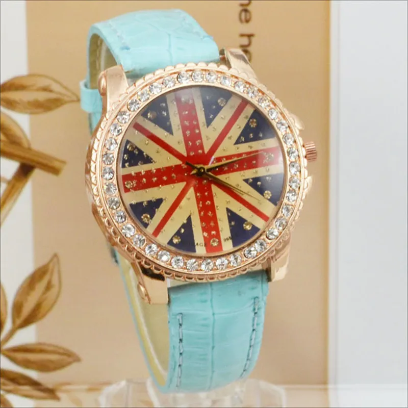 Женские часы в британском стиле женские кварцевые с кожаным ремешком | Наручные