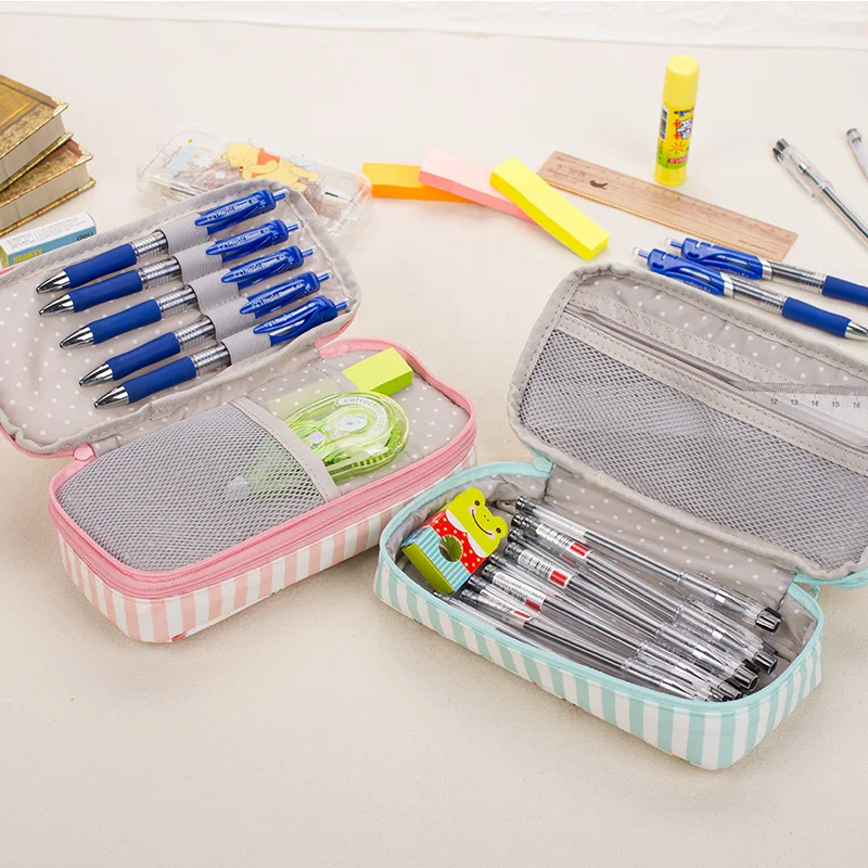 Корейская Милая Канцелярия Цветочный Большой пенал коробка ручка сумка