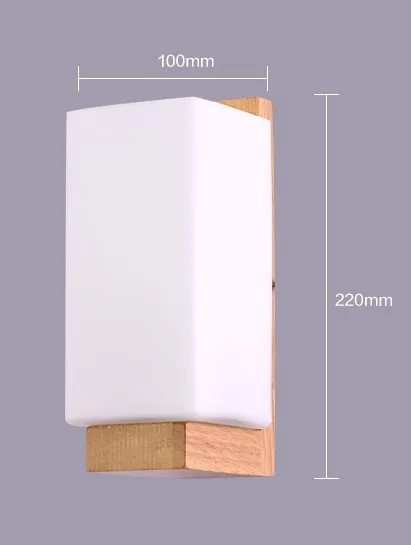 Современная настенная лампа минималистичный прикроватный светильник для