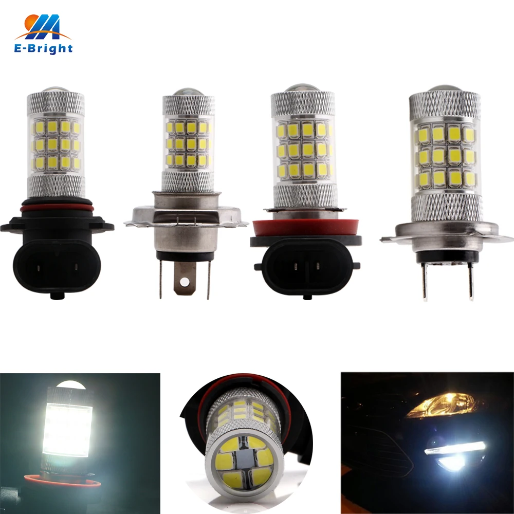 YM E Bright 1 шт. 2835 42 SMD H11 9006 9005 H7 H4 9 28V противотуманная фара Замена фары лампа дальнего
