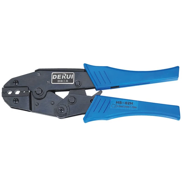 HS 02 H клещи для опрессовки 8 мм/6.4 мм/1.7 mmHXE &amp 1 mmSQ коаксиальный кабель |