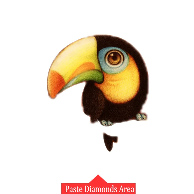 Алмазная вышивка по дереву 5D рукоделие сделай сам птицы и крест круглые стразы с