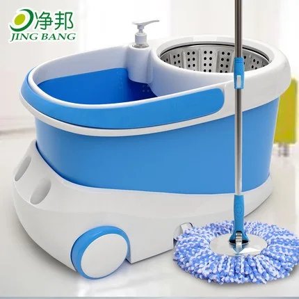 Двухприводная швабра с ведром вращающаяся ручная Швабра для дома|mop bucket|rotating mop