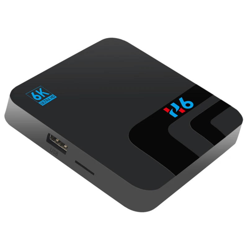 H6 Смарт ТВ приставка Bt Android 8 1 Allwinner четырехъядерный 64 бит 2G + 16G медиаплеер 6K Ultra Hd с