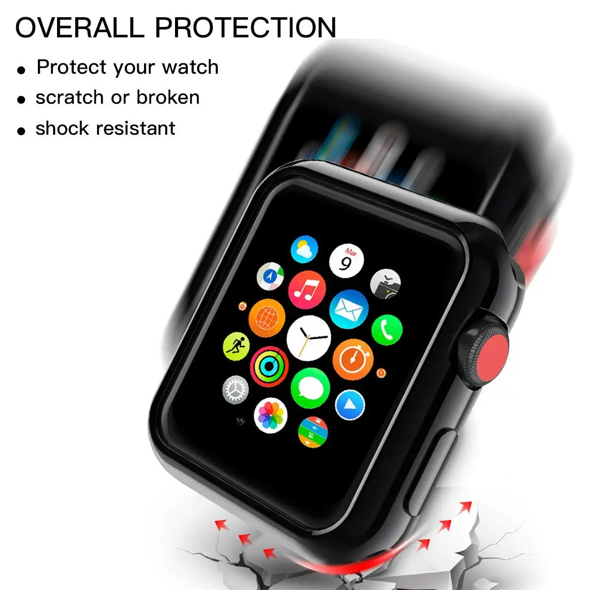 Aniyoh магнитные часы из нержавеющей стали чехол для Apple Watch 38 мм 42 мм. Стальные