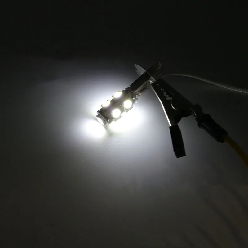 12В 1 8 Вт H1 5050 9SMD светодиодные передние противотуманные фары для автомобиля