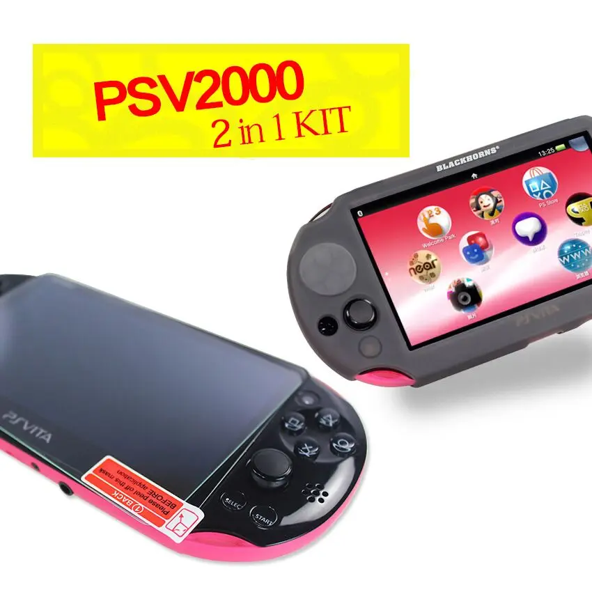 Игровые аксессуары с закаленным стеклом Защитная пленка для экрана Sony PSV 2000 + PSV2000