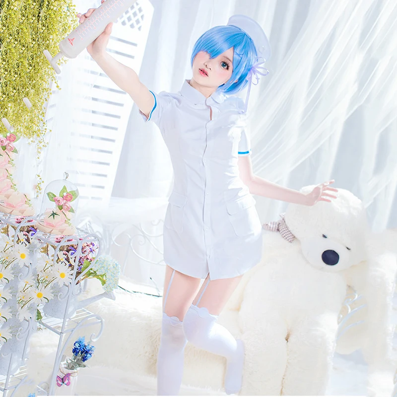 Костюм для косплея Rem из мультфильма Re: жизнь в другом мире от нуля|Игровые