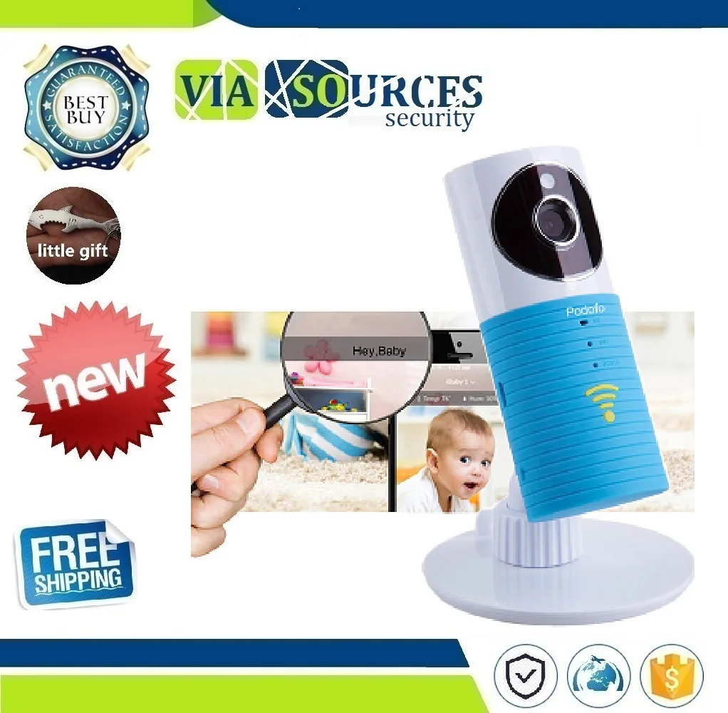 Podofo 720 P HD мини беспроводной Wi Fi детский монитор ip камера Младенческая Детская