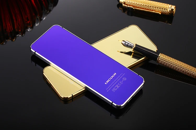 Ультратонкий карта мобильного телефона Ulcool V36 металлический корпус bluetooth dialer FM радио две sim-карты карманный мобильный телефон PK V26