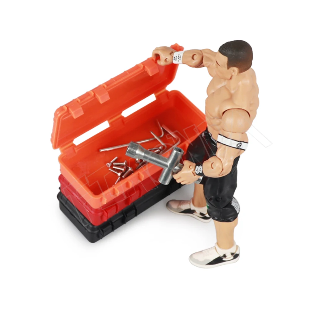 3 шт. пластиковый миниатюрный чемодан ящик для хранения багажника 1/10 RC Crawler Car Traxxas