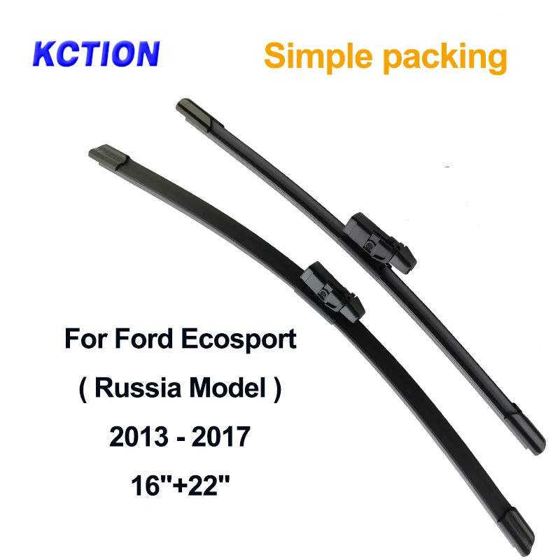 

Windshield wiper blade windscreen wiper car accessories for Ford Ecosport year from 2013 to 2017 Fit Top Lock / Push Button Arms