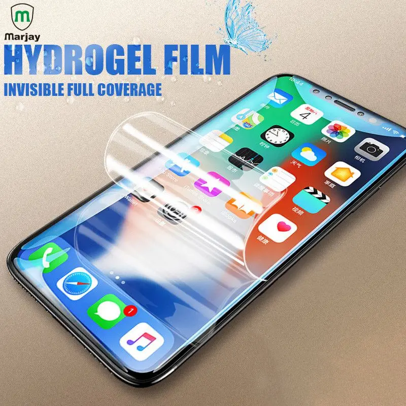 Marjay полный Экран Защитная пленка для iphone X 7 Plus мягкая 8 HD протектор фильм 6 6s плюс |