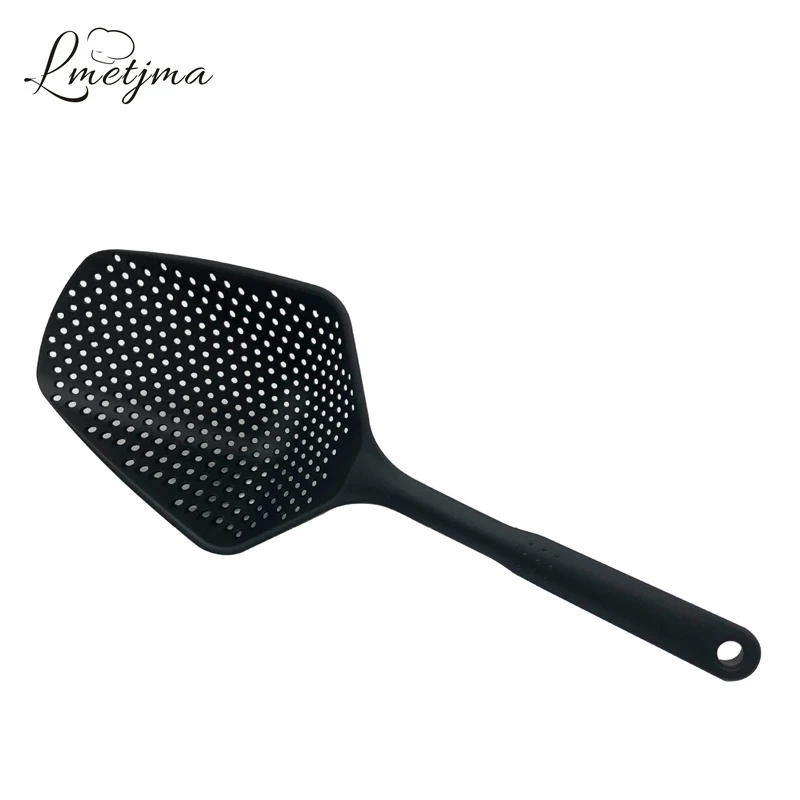 Нейлоновый большой ложка-дуршлаг LMETJMA дуршлаг с длинной ручкой кухонные