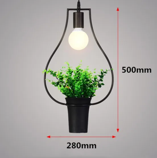 Геометрический подвесной светильник в виде растений и цветов Современная