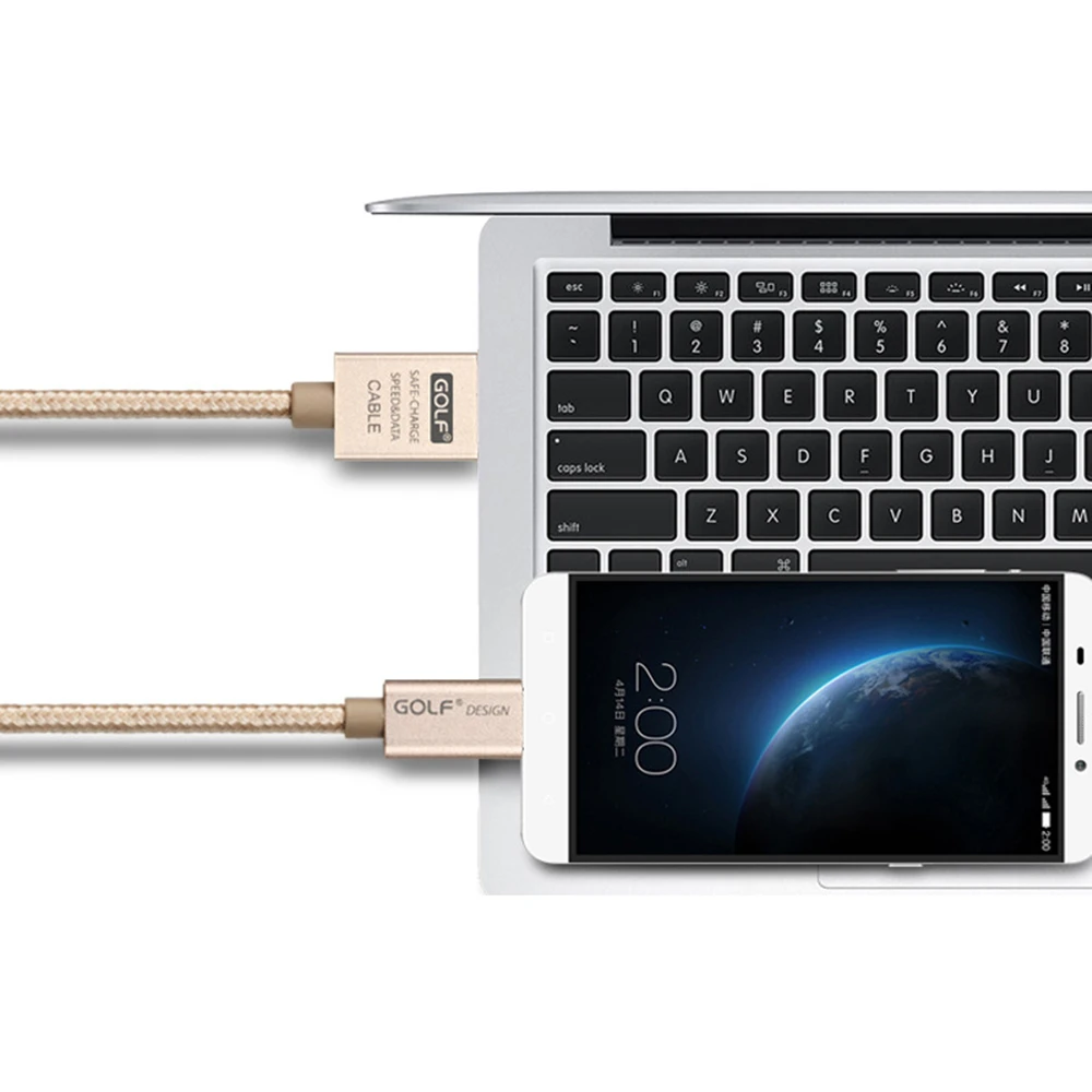 Гольф Тип-C USB кабель синхронизации данных и зарядки для OnePlus 3, 5, 6, 7, samsung S9 S8 плюс Note9 LG V20 G6 G5 Honor 9 8 V9 V8 ZenFone 3 4 5