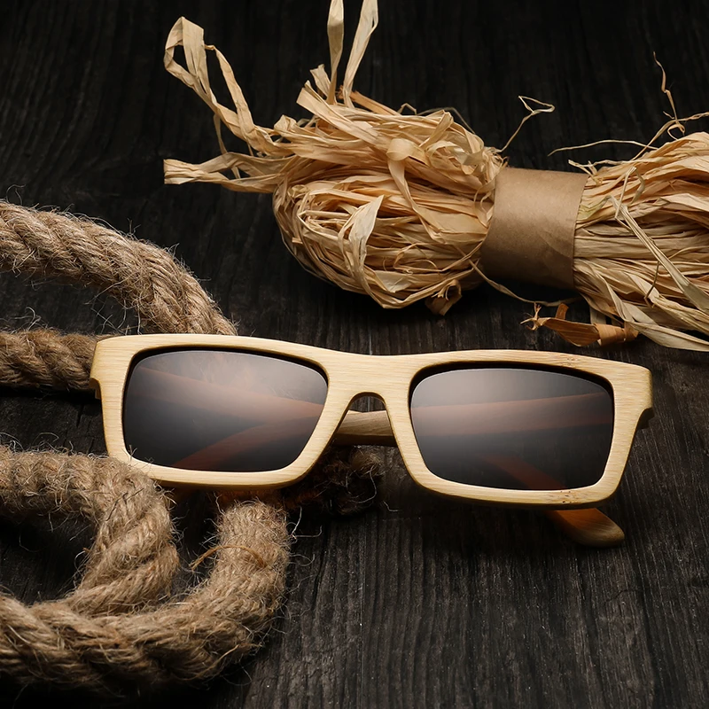 Высокое количество классические бамбуковые деревянные солнцезащитные очки для мужчин и женщин брендовые дизайнерские поляризованные UV400 очки