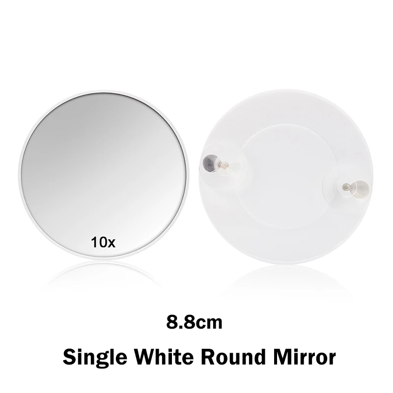 8.8cm 10X white Makeup Mirror Folded 16 LEDs Touch Screen Dimmer Battery USB Switch with Operated Stand For Cosmetic Bedroom Tabletop Bathroom - Цвет: 8.8cm 10X white