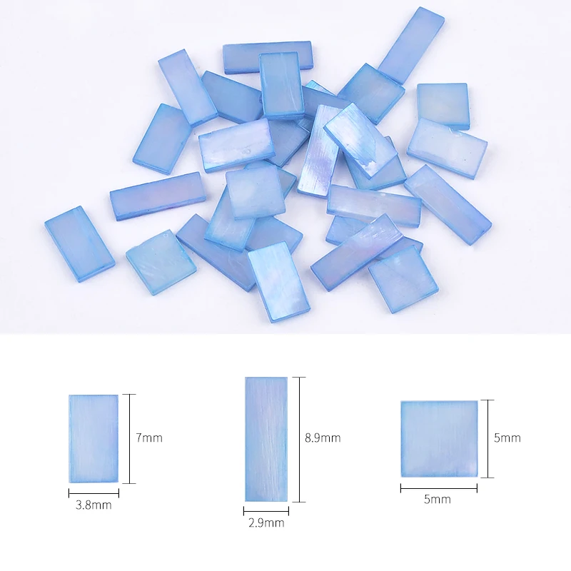 10 шт. разноцветные раздавленные морские хлопья натуральные камни из ракушек