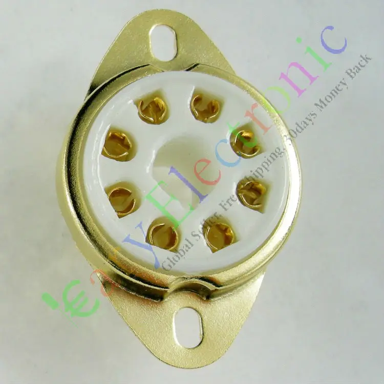 Опт и розница 20 шт. позолоченная 8pin Керамическая Вакуумная розетка верхнее