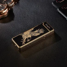 Светодиодная Электронная Зажигалка USB металлическая