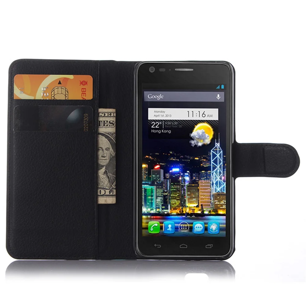 Чехол Cyboris для Alcatel One Touch Idol Ultra OT 6033 чехол-книжка из искусственной кожи со слотом