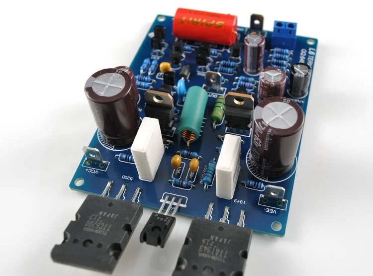 Из 2 предметов 2,0 канал 1943 5200 100W+ 100W 8 Ом L6 Плата усилителя мощности с низким уровнем шума Ультра линейный биполярный транзистор