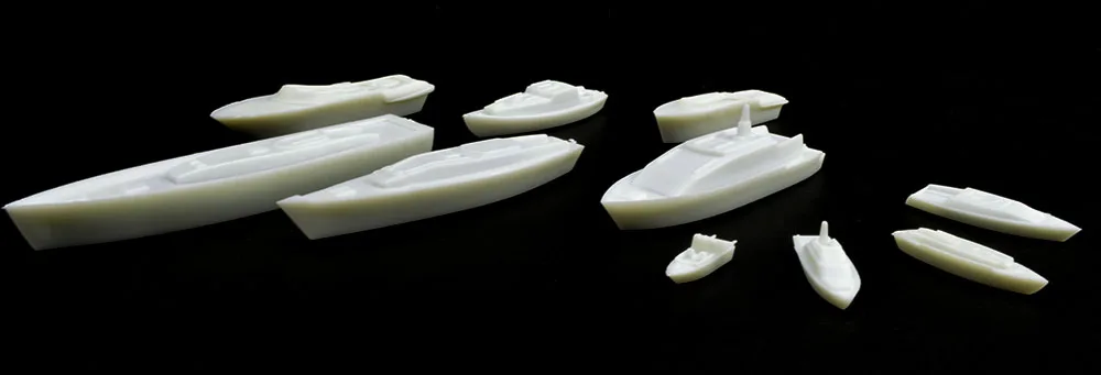 Миниатюрная масштабная лодка модель 1-9 см пластиковая Смешанная игрушка белая модель лодка для модели Buidling Toy kits 21 гибридная модель кораблей это набор