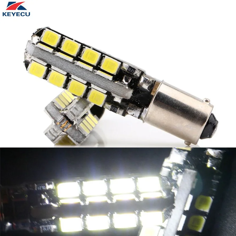 KEYECU 2X BA9S 32SMD 2835 белый Canbus светодиодный светильник без ошибок для W5W 194 168 2825