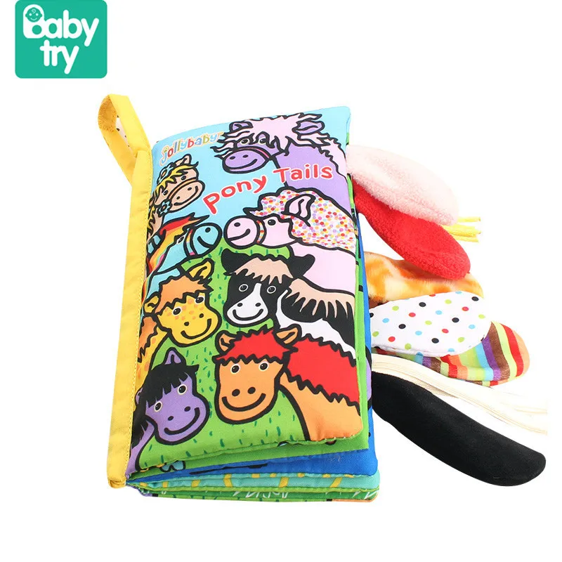 Babytry милые животные хвост младенческой Дети раннего развития ребенка