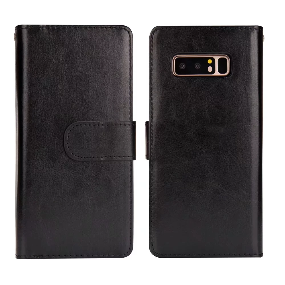 Магнитный чехол бумажник 2 в 1 из искусственной кожи для Samsung Galaxy S10Plus S9Plus S8Plus 9