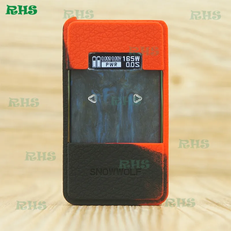 1 шт. хит! 235W E-cig Box Mods 200W-R SNOWWOLF 200W R силиконовый защитный чехол сумка рукав Быстрая