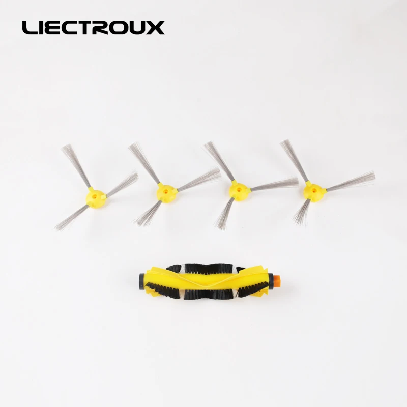 

(For B6009) Spare part for Robot Vacuum cleaner LIECTROUX B6009,Side Brush x 4pcs+rubber Brush x 1pc.