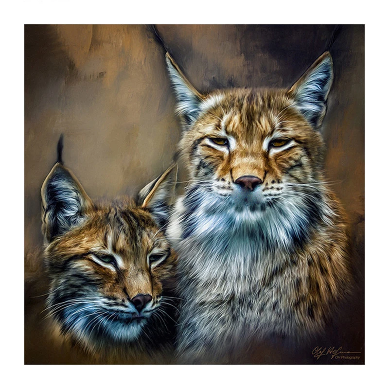 

5D DIY Diamond painting leopard family Full square Diamond embroidery Cross Stitch Round Rhinestone Mosaic decor NX1