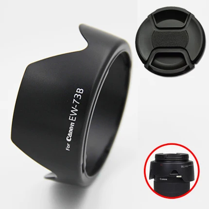 Бленда для объектива камеры Canon EF 18 135 мм фотобленда 650D 550D 600D 700D 750D|lens hood for canon|lens