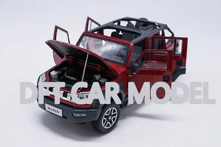 1:18 игрушечный транспорт из сплава Пекин BJ40L модель автомобиля SUV Детские Игрушечные Машинки оригинальные авторизованные Аутентичные детские игрушки