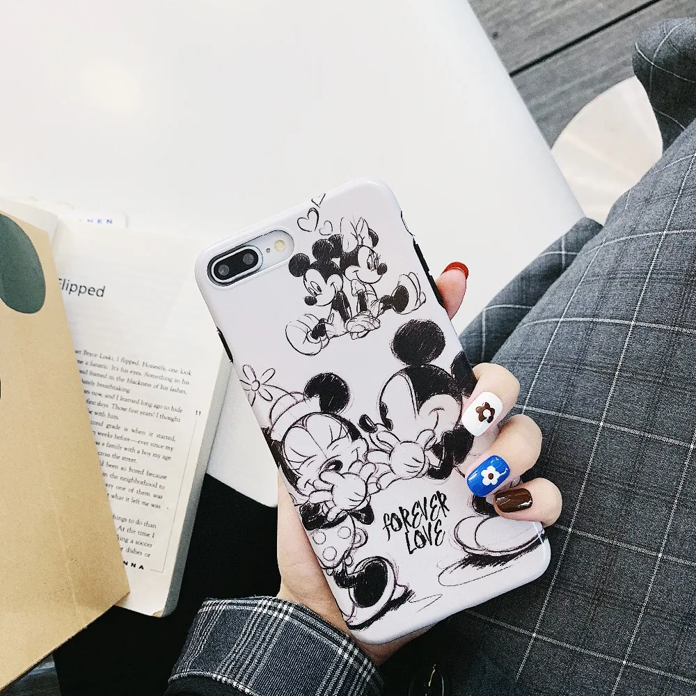 Cartoon Mickey Minnie Couples Silicone Phone Case For iphone XR X XS Max Cases iPhone 6 6S 7 8 Plus Soft Fashion |