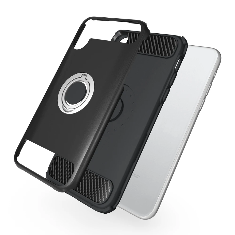 Magnetic Ring Holder Armor Case For iPhone XS Max X 10 XR 8 7 6 6S Plus 8plus 7plus XSMax iPhone8 iPhone7 Shockproof Hard Cover |