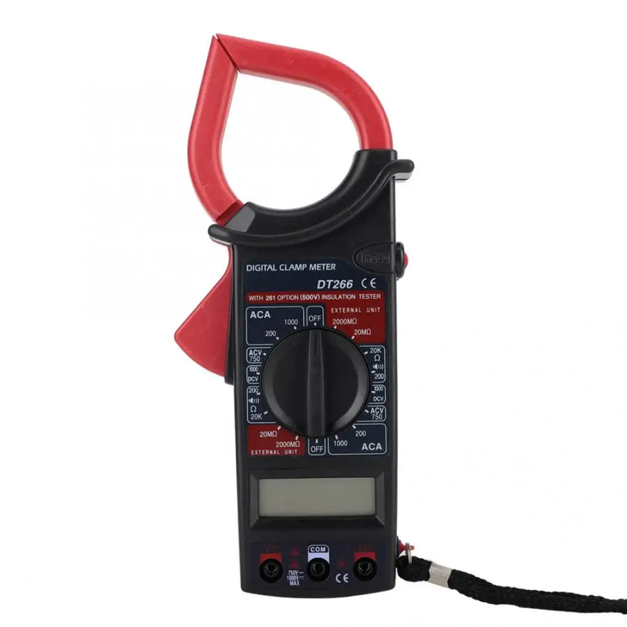DT266 1000V/750V DC/AC Clamp Meter 200/1000A Ammeter Digital Multimeter с ЖК-дисплеем | Инструменты