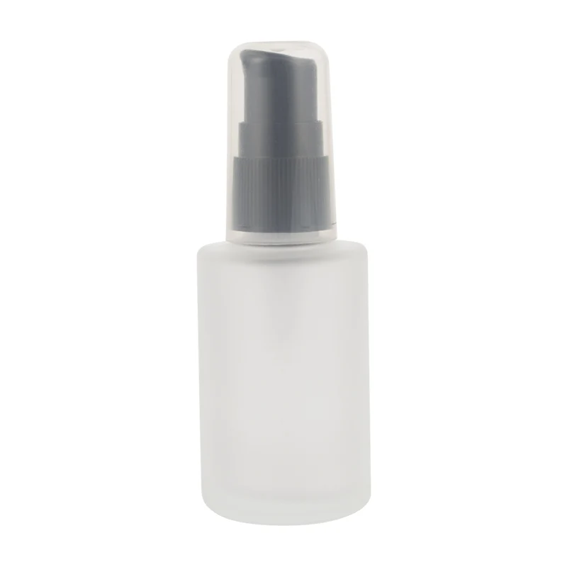 

30ml Frosted Cylindrical Perfume Glass Bottle Beak Powder Pump Lotion Bottle 100PCS/LOT