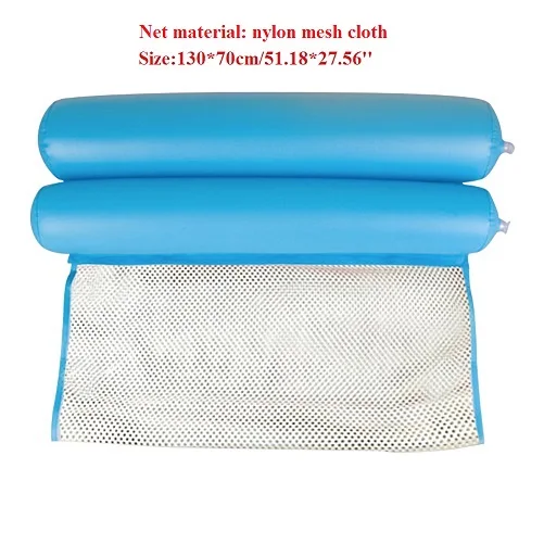 Type D Light Blue Открытый складной водный гамак для бассейна, надувной матрас, пляжный шезлонг, плавающая кровать, кресло, гамак - Цвет: Type D Light Blue