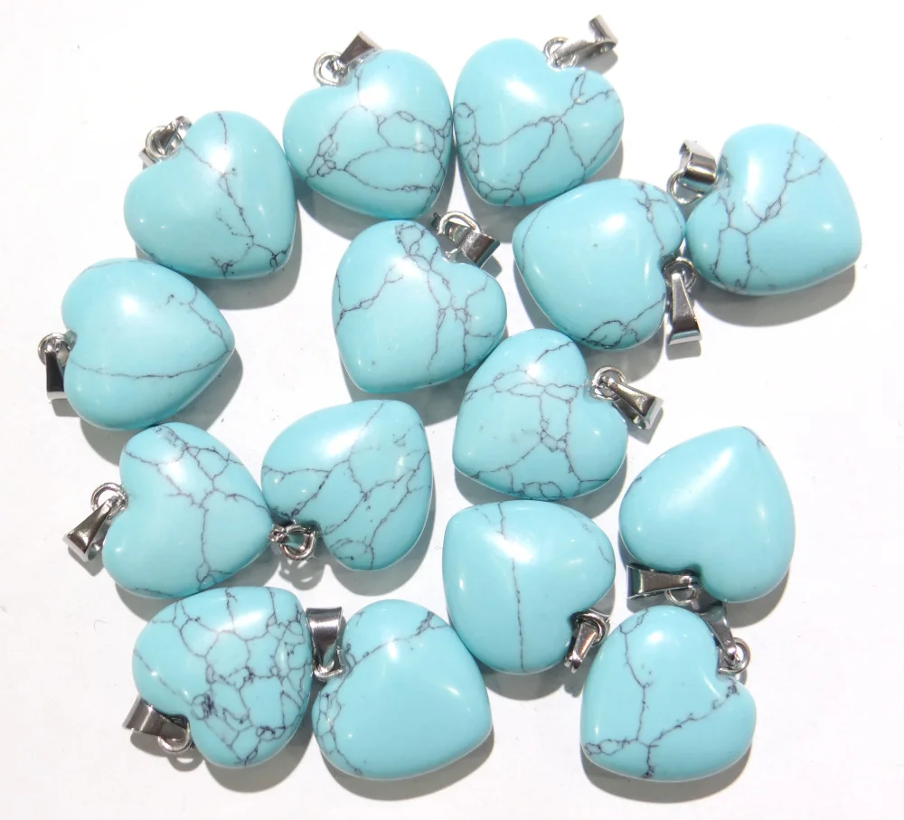 Натуральный камень бирюза кварцевый кристалл тигровый глаз опал Лапис сердце