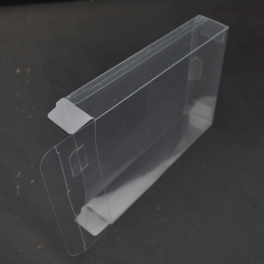 10 шт. прозрачный пластиковый защитный чехол для игрового ящика с картриджем PET G