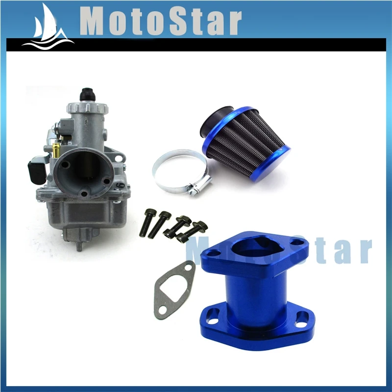 Карбюратор Bule Racing Performance Mikuni VM22 3847 Carb Mainfold воздушный фильтр для Predator 212cc GX200 196cc Mini
