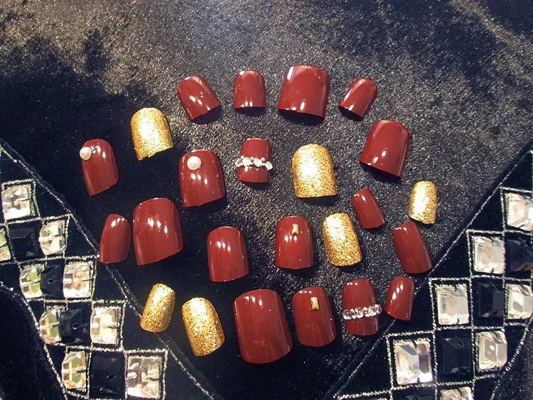 24 шт. кончики для наращивания ногтей (без клея)|full nail tips|nail tipsnail false |