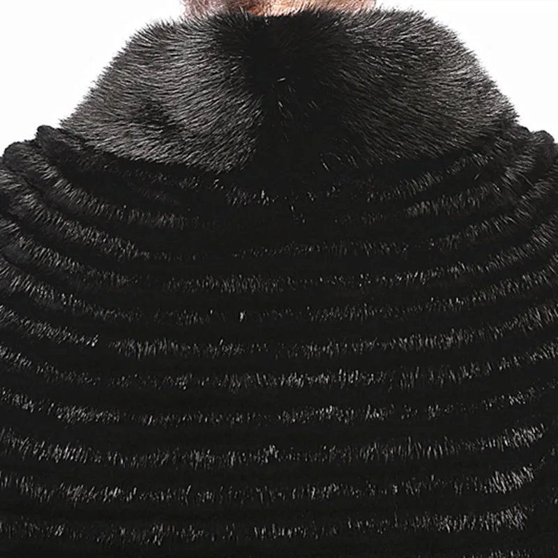 2017 женское осеннее пальто из натурального меха норки Женское зимнее меховое