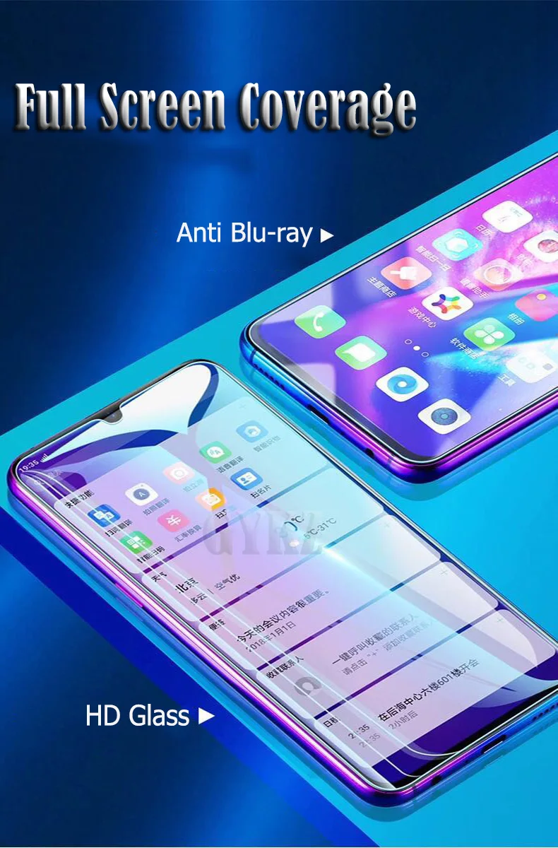 2 шт./лот, полноэкранное закаленное стекло для Xiaomi mi 9 8, анти-Blu-ray, Защитное стекло для Xiaomi mi 9 mi 9SE, стеклянная пленка