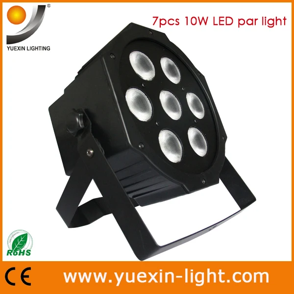 Профессиональный 6 канальный 70 Вт DMX 512 RGB LED сценический PAR свет освещение