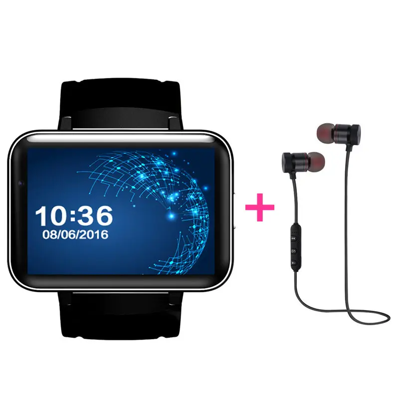 black add earphone Умные часы для мужчин DM98 H5 F5 DZ09, умные часы с поддержкой Nano SIM карты, 3G, Wi-Fi, gps, аккумулятор 900 мАч, для apple, xiaomi, huawei, часы - Цвет: black add earphone