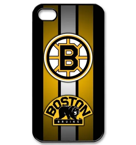 2015 New Hard Plastic Boston Bruins Mobilephone Case For iphone 5 5s 6 6plus for hockey fans |